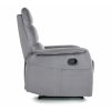 Vinci Velvet masszázsfotel, szürke