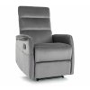 Vinci Velvet masszázsfotel, szürke