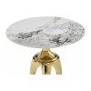 Sorana dohányzóasztal, márvány / arany