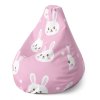 Pear babzsák nyuszik - gyerek, rózsaszín