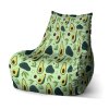Bean babzsák rajzolt avokádó, zöld