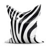 Classic babzsák zebraminta - gyerek, fekete / fehér