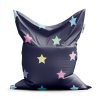 Classic babzsák csillagok kéken, színes