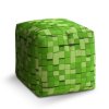 Cube zsámoly Green Blocks 3D, zöld