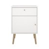Boaz éjjeliszekrény, fehér