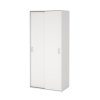 Sid szekrény 77,6 x 48,3 x 175,4 cm, tolóajtók, fehér