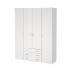 Sid szekrény 154 x 49,5 x 200,4 cm, fehér