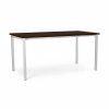Univerzális asztal fém lábakkal 160 x 80 cm, wenge