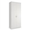SimpleOffice magas szekrény 80 x 40 x 180 cm, fehér
