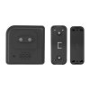 Vezeték nélküli csengő konnektorba 1L67, 200m, 2 gombok, learning code, fekete