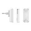 Vezeték nélküli csengő konnektorba 1L67, 200m, learning code - 2db, fehér