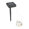 WL919 LED szolár fényfüzér, fekete