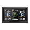 TE91 professzionális időjárás-állomás WiFi, fekete
