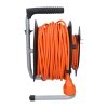 Kábeldobos hosszabbító 1 aljzattal – 50m, narancs