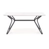 Pascal étkezőasztal, fehér / fekete