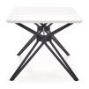 Pascal étkezőasztal, fehér / fekete