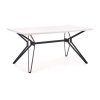 Pascal étkezőasztal, fehér / fekete