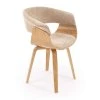 Brielle étkezőszék, bézs / természetes fa