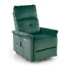 Semir II masszázsfotel, zöld