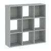 Sinde polcrendszer 3x3, szürke