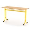 Školní lavice Denis, nastavitelná - vel. 3-5, žlutá - ral 1021