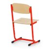 Školní židle Denis, nastavitelná - vel. 2-4, červená - ral 3020