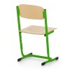 Školní židle Denis, nastavitelná - vel. 3-5, světle zelená - ral 6018