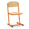 Školní židle Denis, nastavitelná - vel. 5-7, oranžová - ral 2004