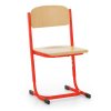 Školní židle Denis, nastavitelná - vel. 5-7, červená - ral 3020
