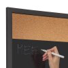 Combi Board blackboard / korek 45 × 60 cm, černá