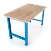 Dílenský stůl 120 x 80 cm, modrá - ral 5012