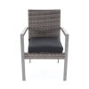 Zahradní židle Larkin, šedá