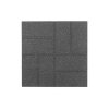 Gumová dlažba Cobblestone 40 x 40 x 1,5 cm, šedá