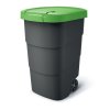 42996 zahradni nadoba s odolnymi kolecky 95 l zelena antracit