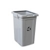 Koš na tříděný odpad bez víka, šedá