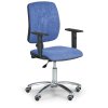 Pracovní židle Torino II područky T, modrá