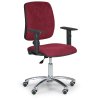 Pracovní židle Torino II područky T, červená