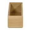 Organizér Compactor Bamboo Box 22,5 x 7,5 x 6,5 cm, přírodní dřevo