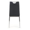Jídelní židle Lillian - výprodej, černá / stříbrná