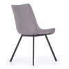 Jídelní židle Alfredo, šedá / černá