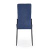 Jídelní židle Muriel - výprodej, modrá / černá