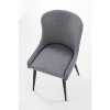 Jídelní židle Kurt, šedá / černá