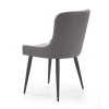 Jídelní židle Kurt, šedá / černá