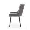 Jídelní židle Kurt, šedá / černá
