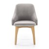 Jídelní židle Toledo II, šedá / dub