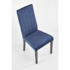 Jídelní židle Diego 2, modrá / černá