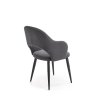Jídelní židle Rainer, šedá / černá