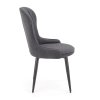 Jídelní židle Rilla, šedá / černá
