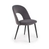Jídelní židle Gema, šedá / černá