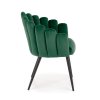 Jídelní židle Yara, zelená / černá
